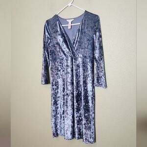 Ma Cherie Maternity Crushed Velvet Dress Size Small